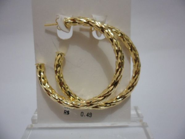 BRINCO FOLHADO A OURO D8  9  CB 2090283