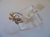 ANEL DE PRATA ZIRCONIA BORBOLETA  CB 15511973