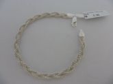 PULSEIRA DE PRATA PIPOCA TRANÇADA CB 2087214