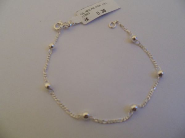 Pulseira De Prata Bolas 3x1  CB 2080154