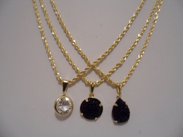 Gargantilha folhada a ouro cord 45cm 2089690