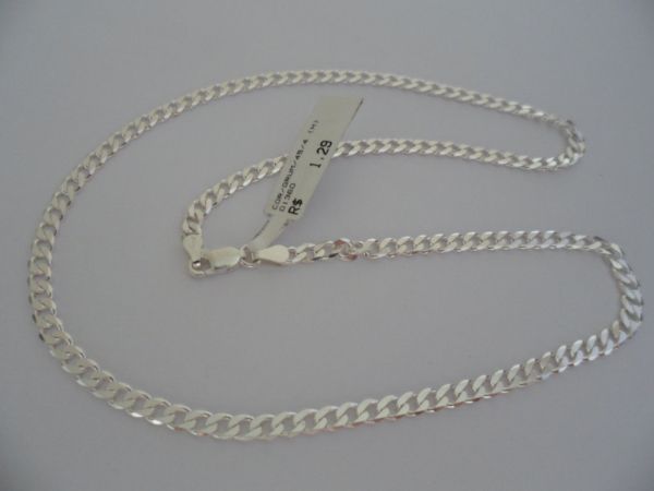 CORRENTE DE PRATA GRUMET 4MM 45CM  CB  2077550