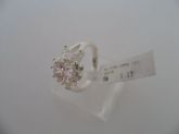 ANEL DE PRATA ZIRCONIA CRAVO  CB 2063362