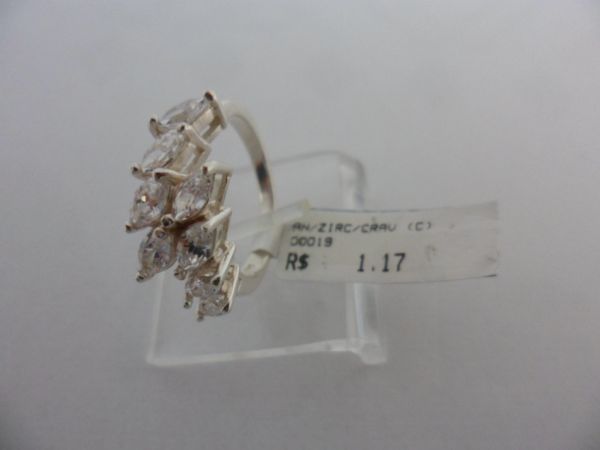 ANEL DE PRATA ZIRCONIA CRAVEJADO CB 2063362