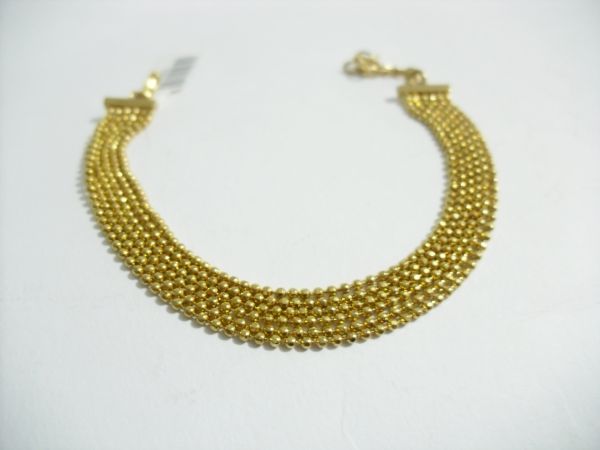 Pulseira Dourada Est Bolinhas cb 2099409