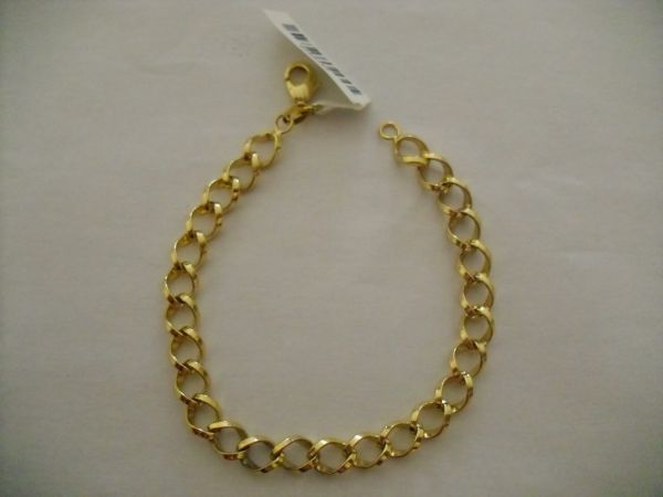 Pulseira Folhada a Ouro 3 cb 2089355