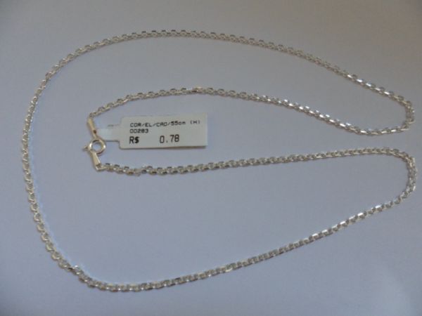 CORRENTE DE PRATA CADEADO 55CM CB 2062181 ok