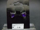 BRINCO DE PRATA ZIRCONIA LILAS CB 13536