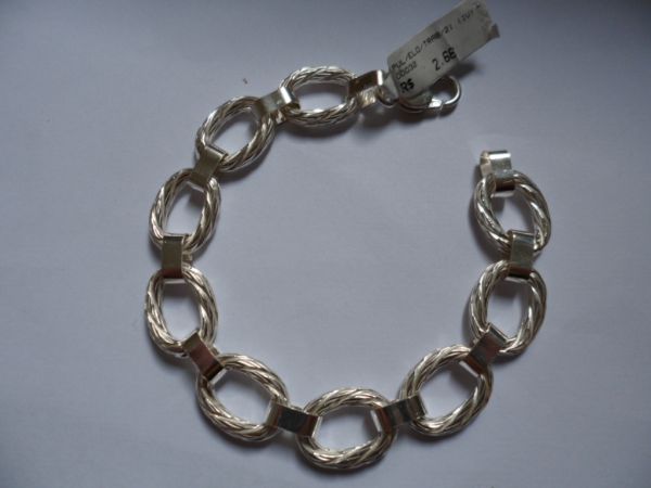 Pulseira Prata Elo Trabalhado 21mm CB 2064222 o