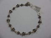 PULSEIRA DE PRATA BALI BORBOLETA ROSA CB 2083933