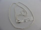 CORRENTE DE PRATA DIAMANTADA 45CM CB 2087221