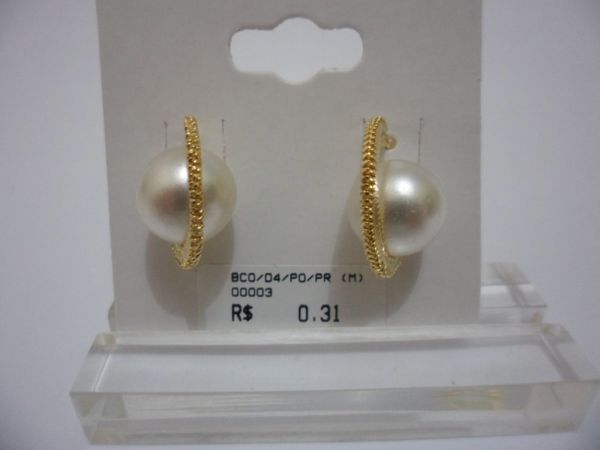 BRINCO FOLHADO A OURO D4 15  CB 2089218