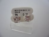 BRINCO DE PRATA ZIRCONIA QUADRADO GDE  CB 2065915