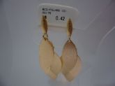BRINCO FOLHADO A OURO FOLHAS  CB  23594