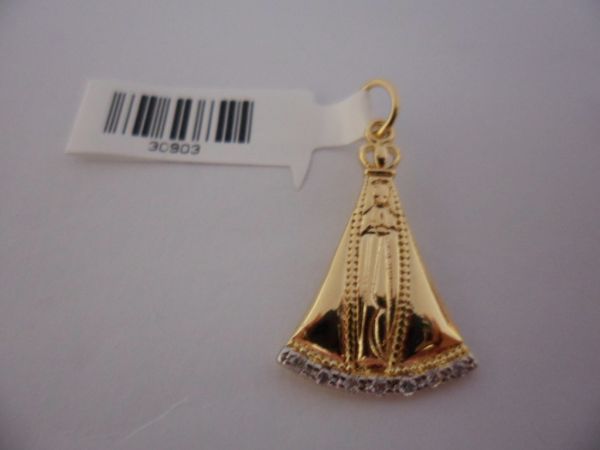PINGENTE FOLHADO A OURO N.SENHORA 30903