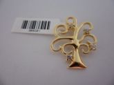 PINGENTE FOLHADO A OURO ARVORE CB 366021