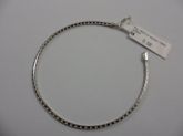 Pulseira de Prata Rodio Quadrada CB 2087146