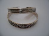 Bracelete Envelhecido Aberto 9mm 2077116