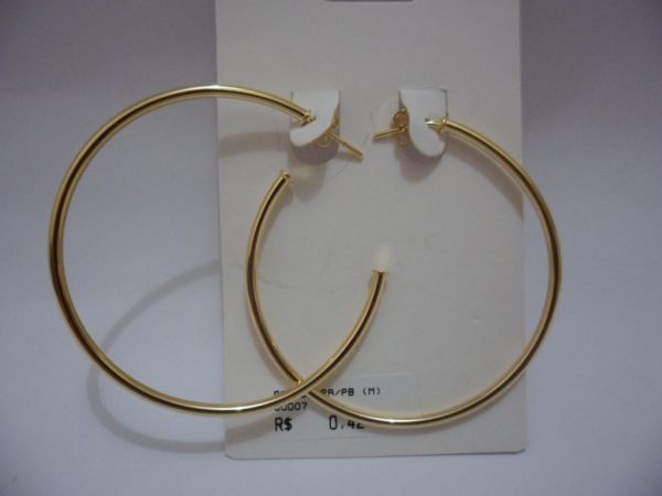 BRINCO FOLHADO A OURO D6 3   CB 2089249