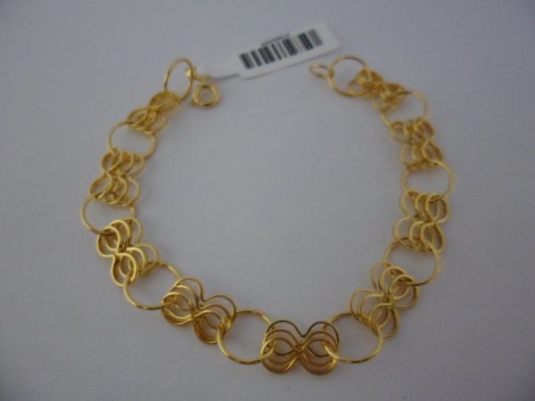 Pulseira Folhada a Ouro 1 cb  2089355ok