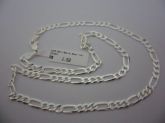 CORRENTE DE PRATA 3X1 50CM  CB 2087740