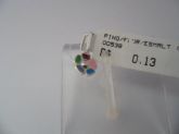 PINGENTE DE PRATA FLOR ESMALTADA  CB 2067193
