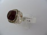 ANEL DE PRATA MARCASSITA PEDRA SUIÇA CB 2063911