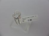 ANEL DE PRATA ZIRCÔNIA CORAÇAO FILETE CB 28550