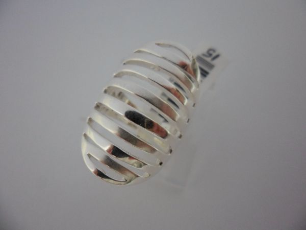 ANEL DE PRATA BRANCA ESPELHADO CB 2073385
