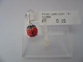 PINGENTE DE PRATA JOANINHA ESMALTADA  CB 2084978