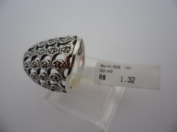 ANEL DE PRATA MARCASSITA GRANDE CB 31602