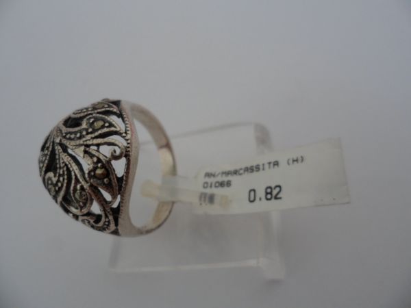 ANEL DE PRATA MARCASSITA FOLHAS  CB 2073774