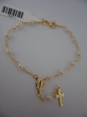 PULSEIRA FOLHADA OURO PEROLA CB 182211