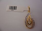 PINGENTE FOLHADO A OURO GOTA CB 4802