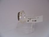 ANEL DE PRATA MICRO ZIRCONIA FILETE  CB 2063010