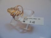 ANEL DE PRATA BRANCA ESPELHADO FLORES CB 2085500