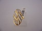 ANEL FOLHADO A OURO ESPELHADO 25502