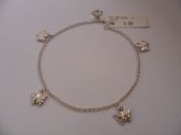 PULSEIRA DE PRATA BERLOQUE BORBOLETA  CB 2060675