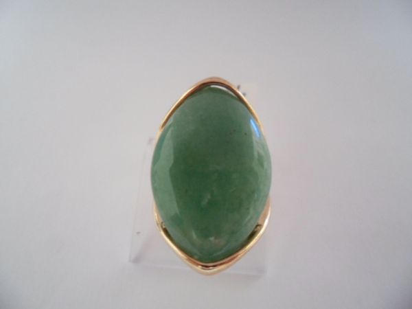 ANEL FOLHADO A OURO PEDRAS MEDIAS 1100631