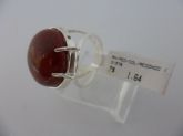 Anel Prata Pedra Natural Red Lua 2080000
