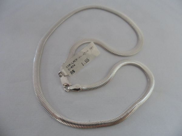 CORRENTE DE PRATA LACRAIA 40cm  CB 2083131