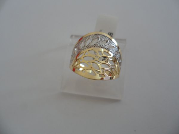 ANEL FOLHADO A OURO TOP 6 CB 62489