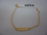 Pulseira Folha a Ouro 2089300b