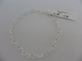 Pulseira de prata coração Md CB 2076331