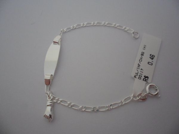 PULSEIRA DE PRATA CHAPA FIGAS CB 2060354 o