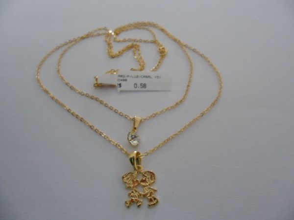 GARGANTILHA FOLHADA AOURO PONTO LUZ/CASAL CB 81606