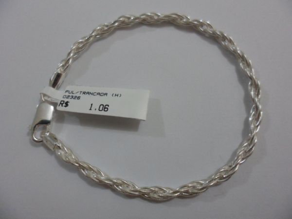 Pulseira de Prata corda trançada CB 2087177