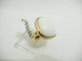 ANEL FOLHADO A OURO PEDRAS TRING CB 2083550