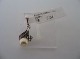 PINGENTE DE PRATA MARCASSITA PEROLA FOLHA  CB 19011