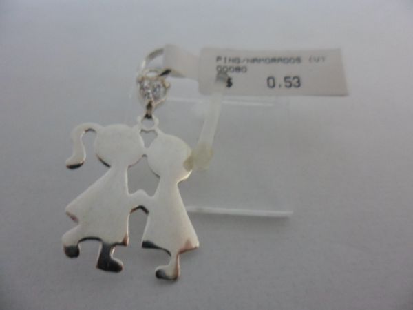 PINGENTE DE PRATA NAMORADOS CB 150198